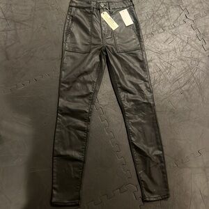 sanctuary standard surplus waxed jeans black